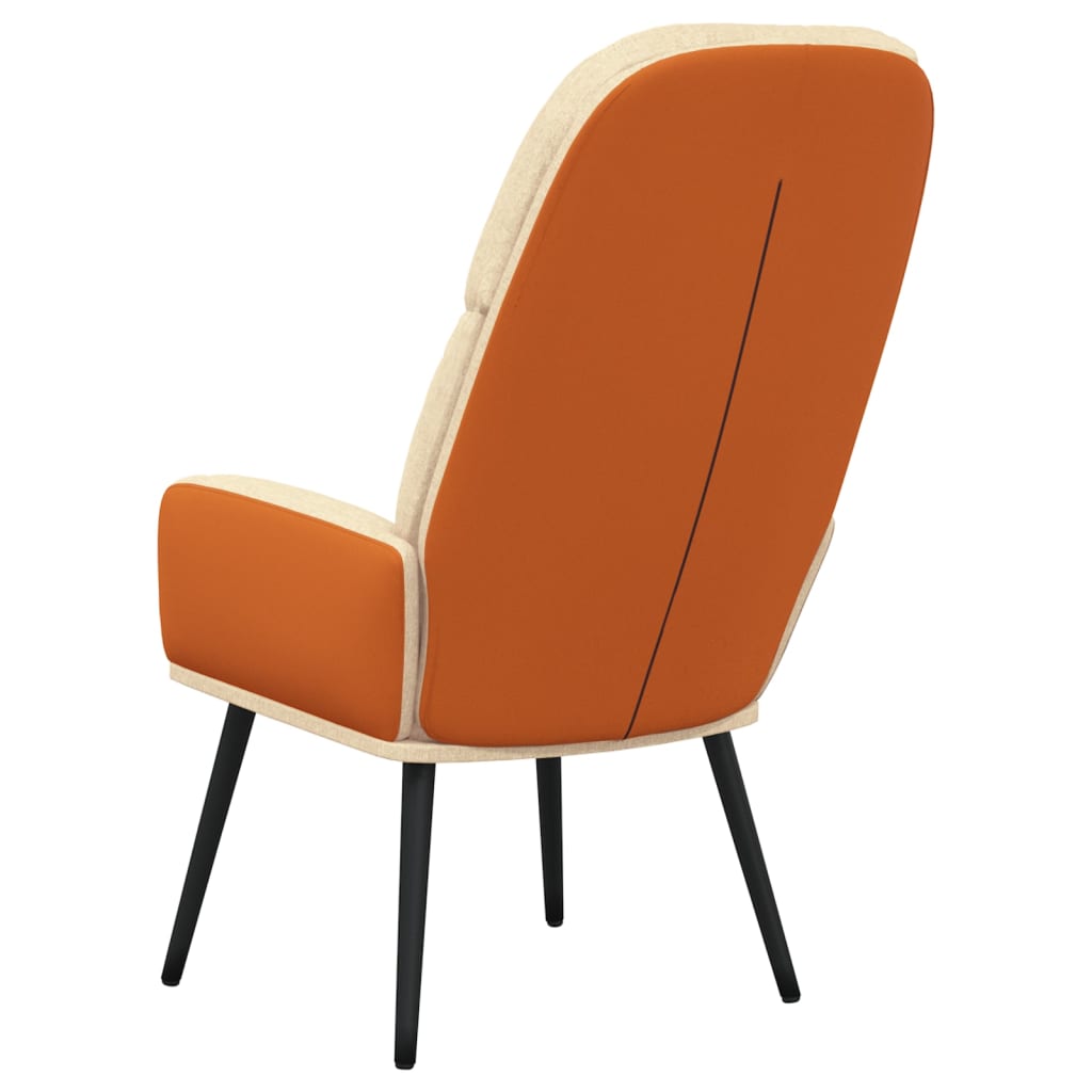 Relaxsessel Cremeweiß Stoff