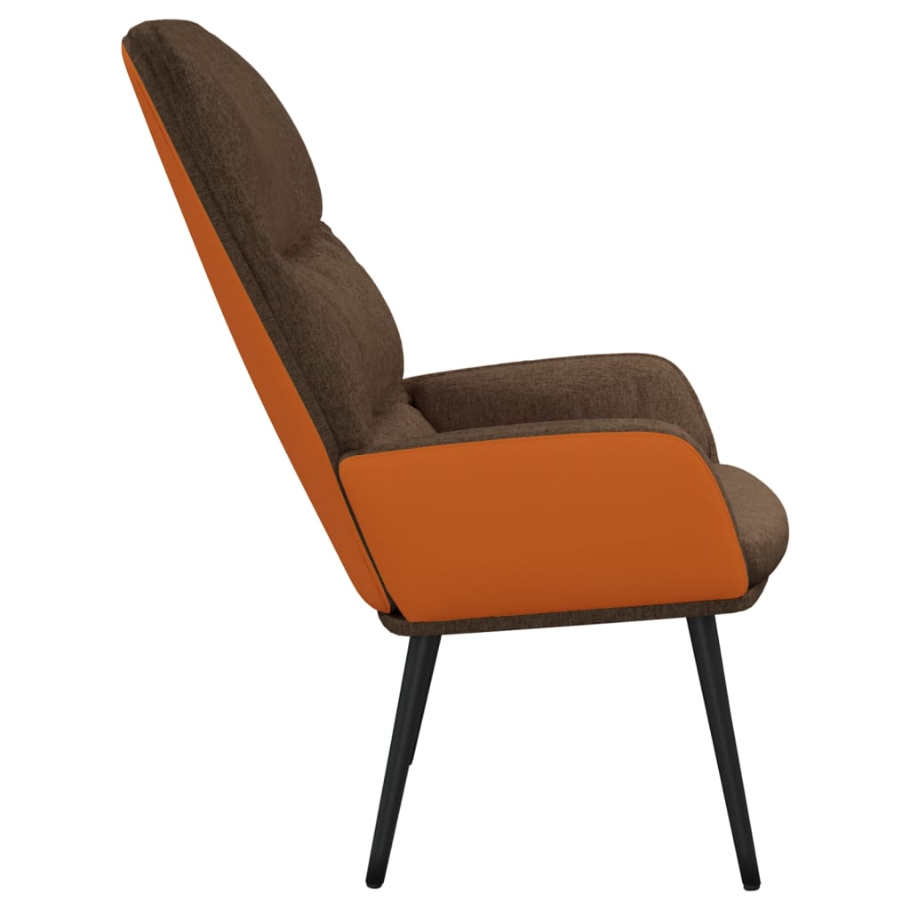 Relaxsessel Braun Stoff