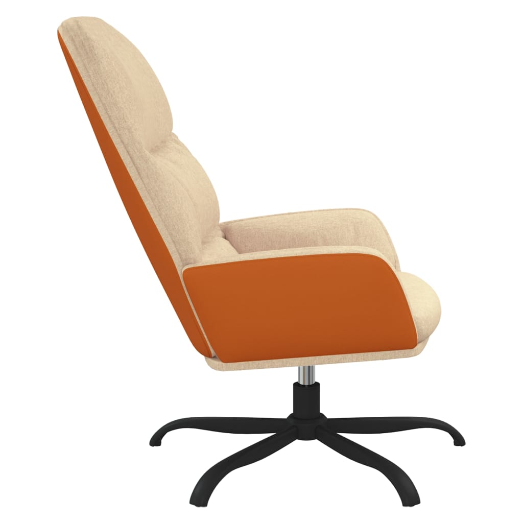 Relaxsessel Creme Stoff