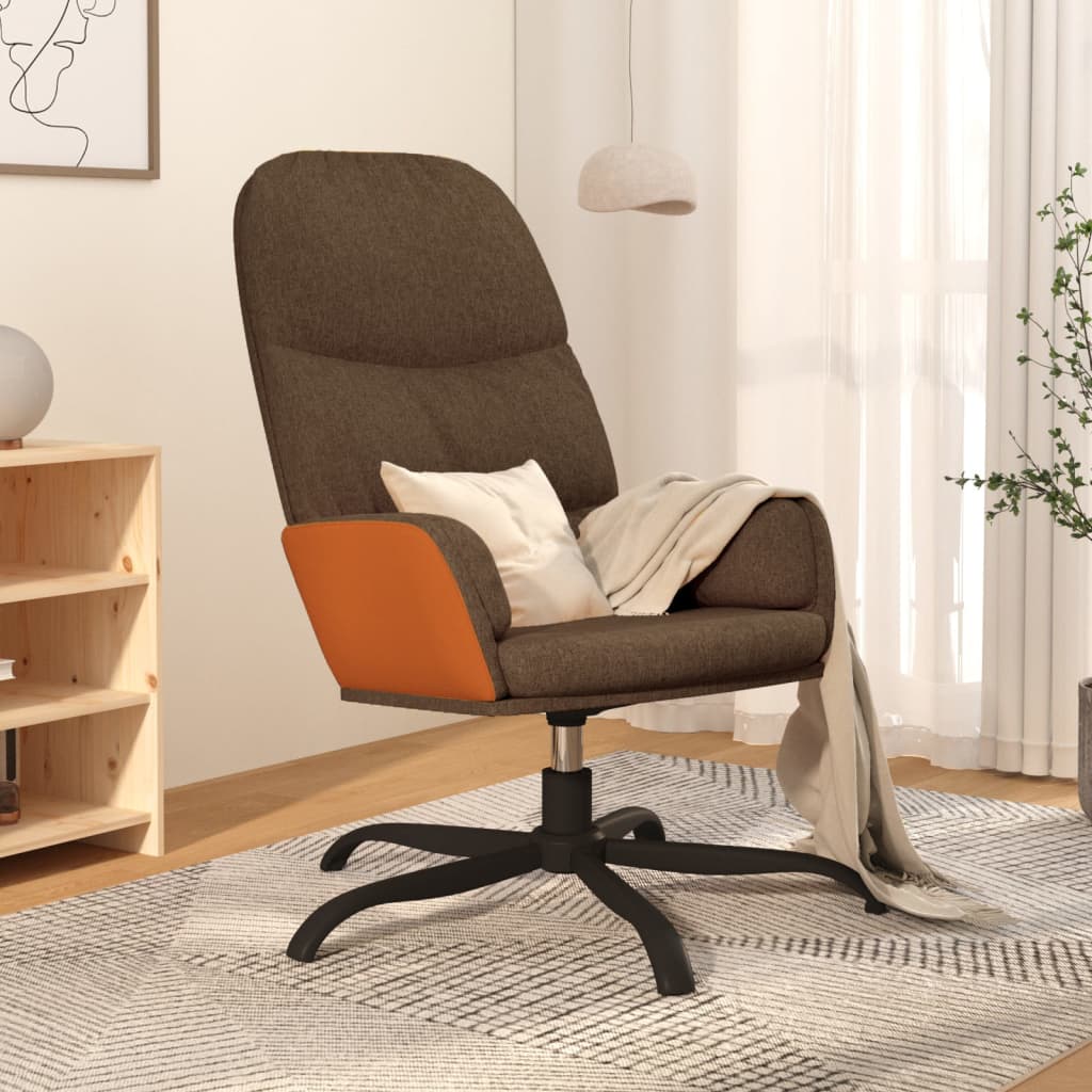 Relaxsessel Braun Stoff