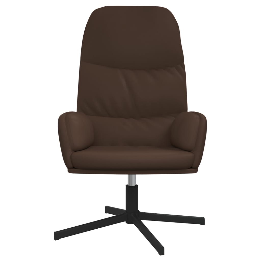 Relaxsessel Braun Kunstleder