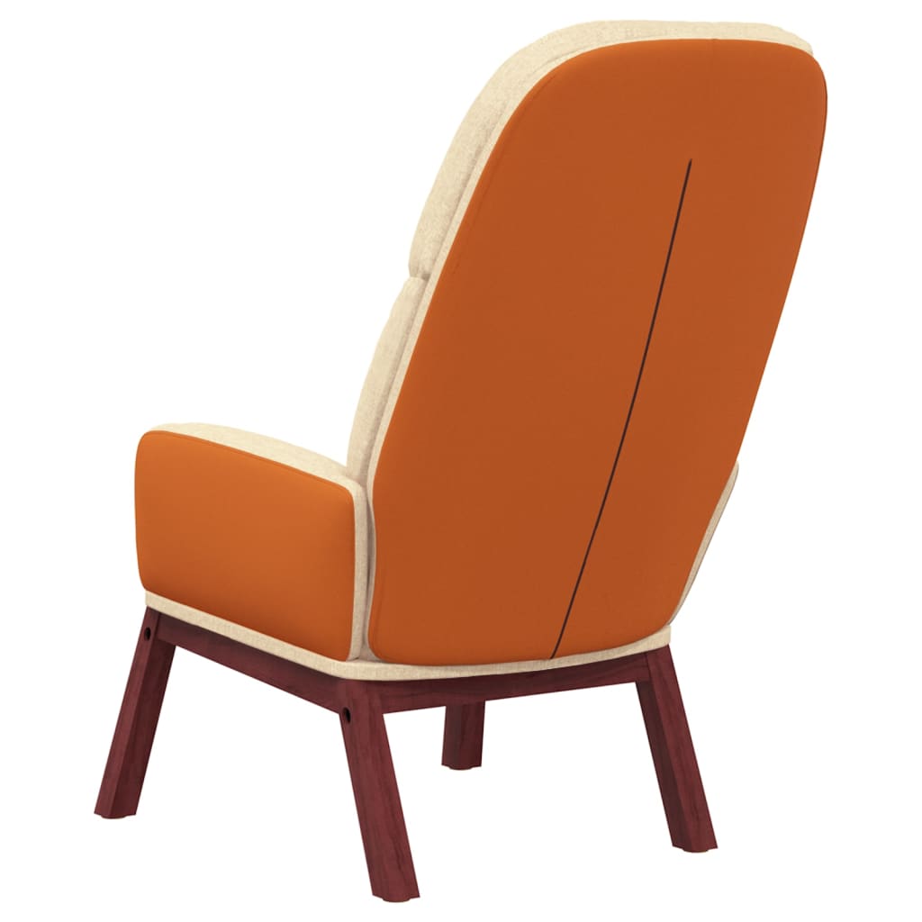 Relaxsessel Creme Stoff