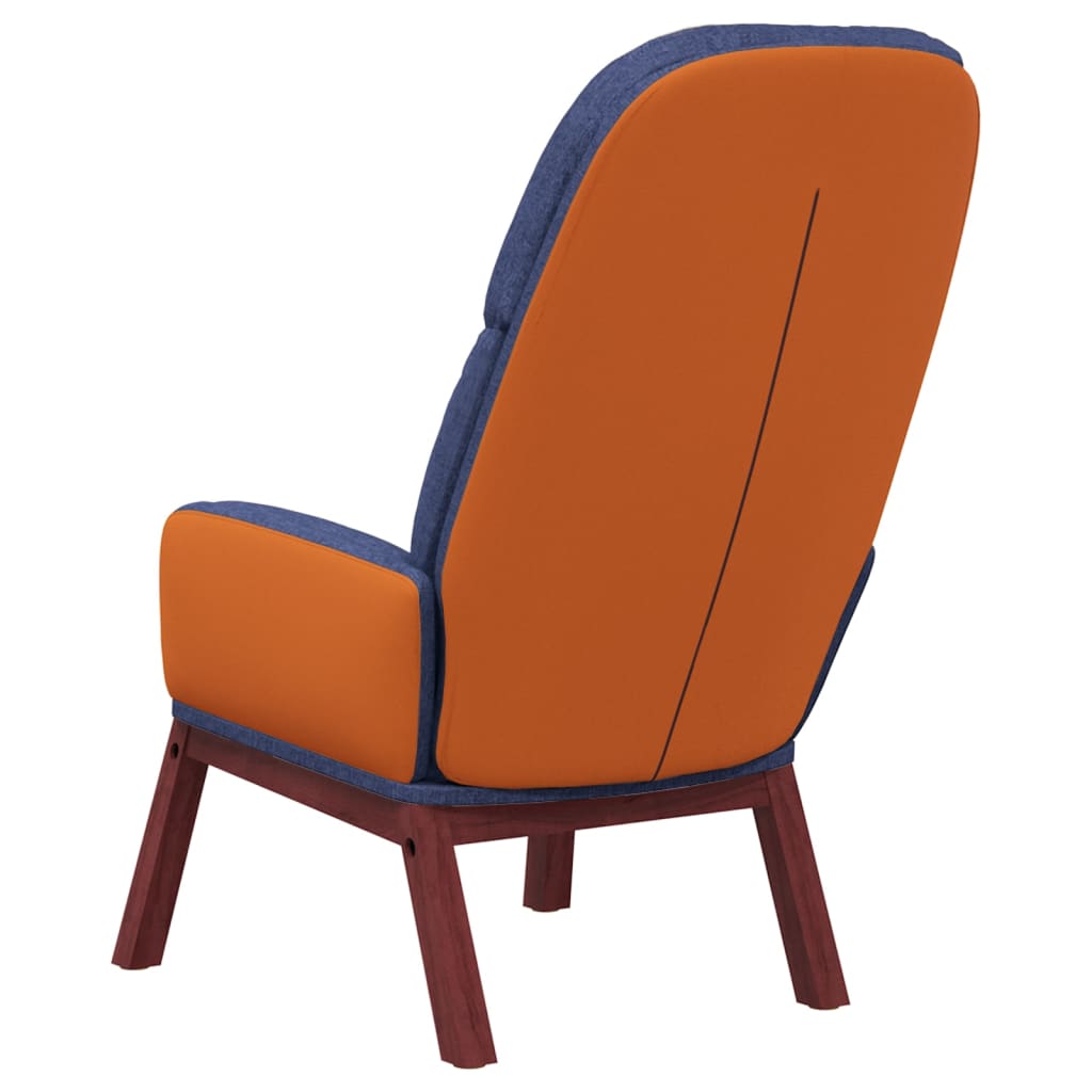 Relaxsessel Blau Stoff