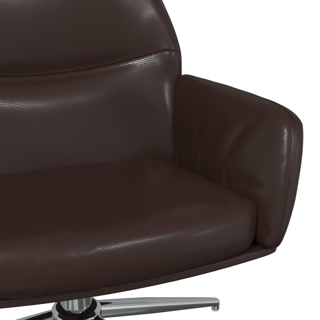 Relaxsessel Glänzend Braun Kunstleder