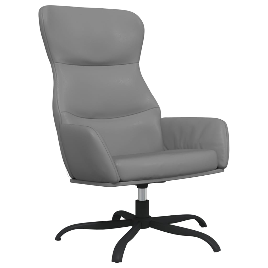 Relaxsessel Grau Kunstleder