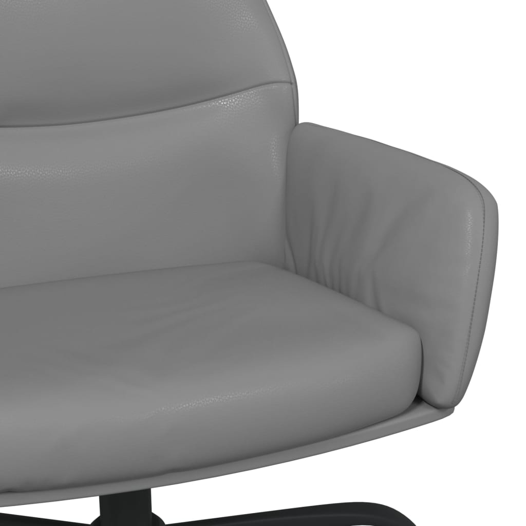 Relaxsessel Grau Kunstleder