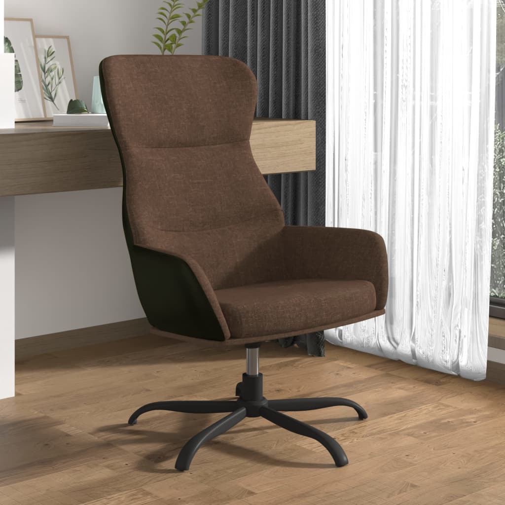 Relaxsessel Braun Stoff