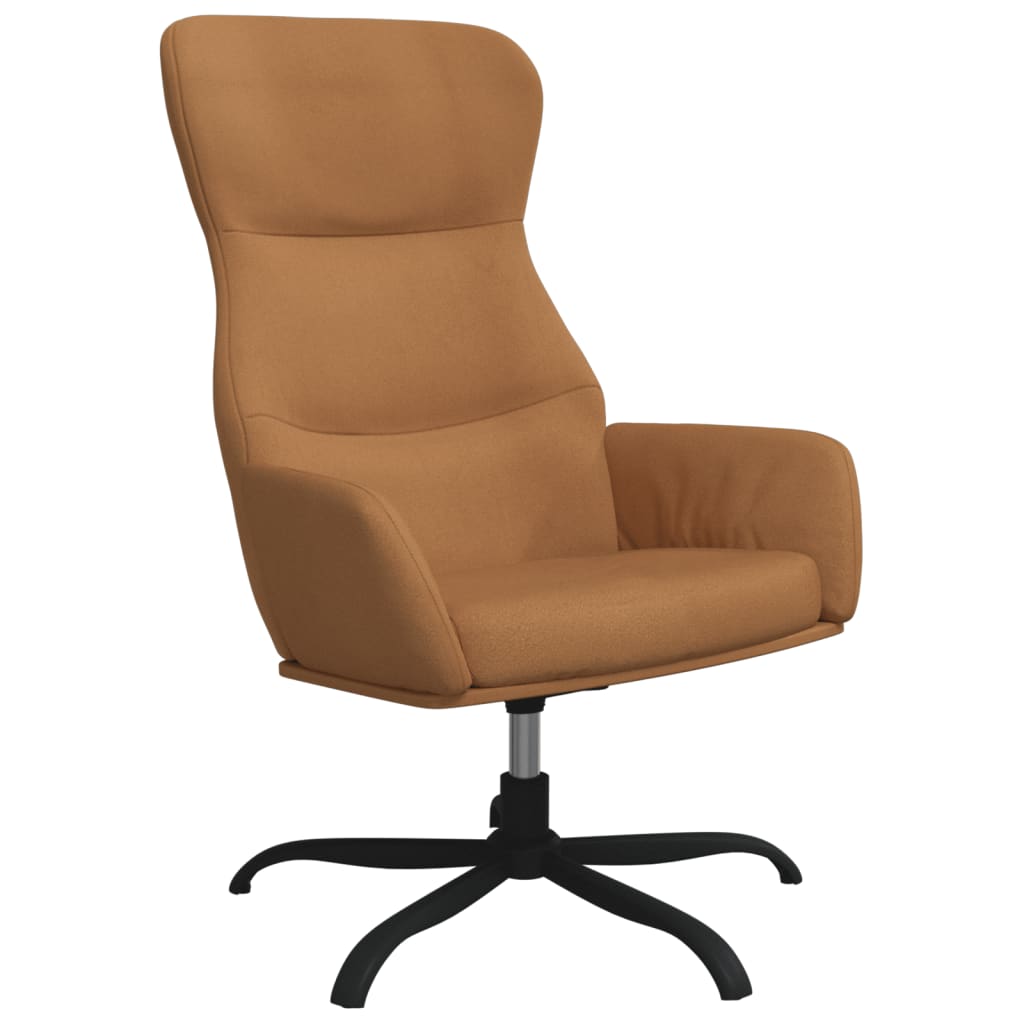 Relaxsessel Taupe Wildleder-Optik