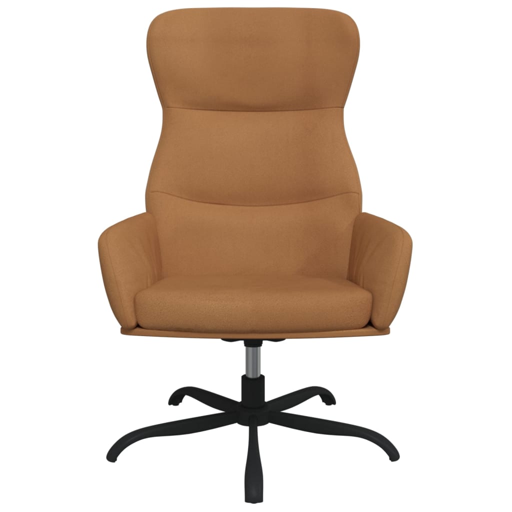 Relaxsessel Taupe Wildleder-Optik