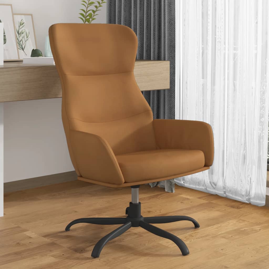 Relaxsessel Taupe Wildleder-Optik