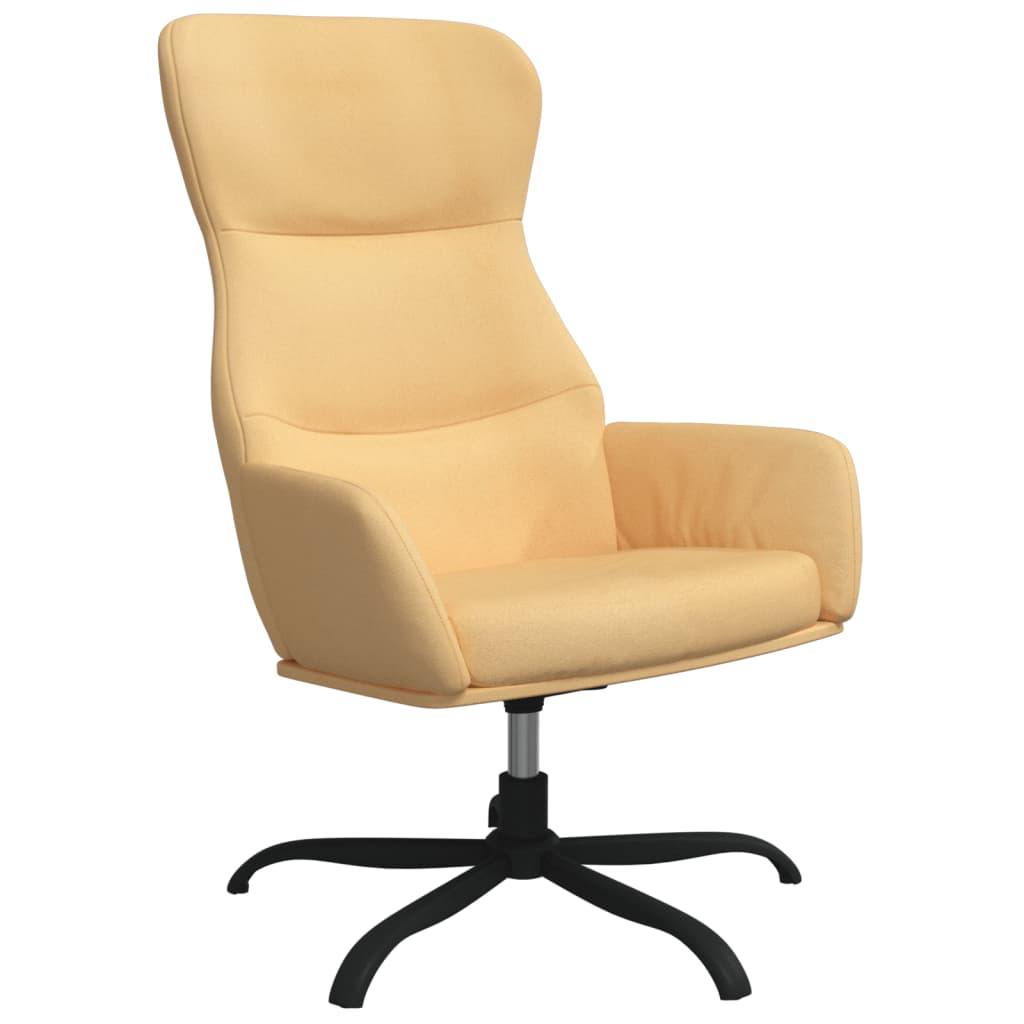 Relaxsessel Creme Wildleder-Optik