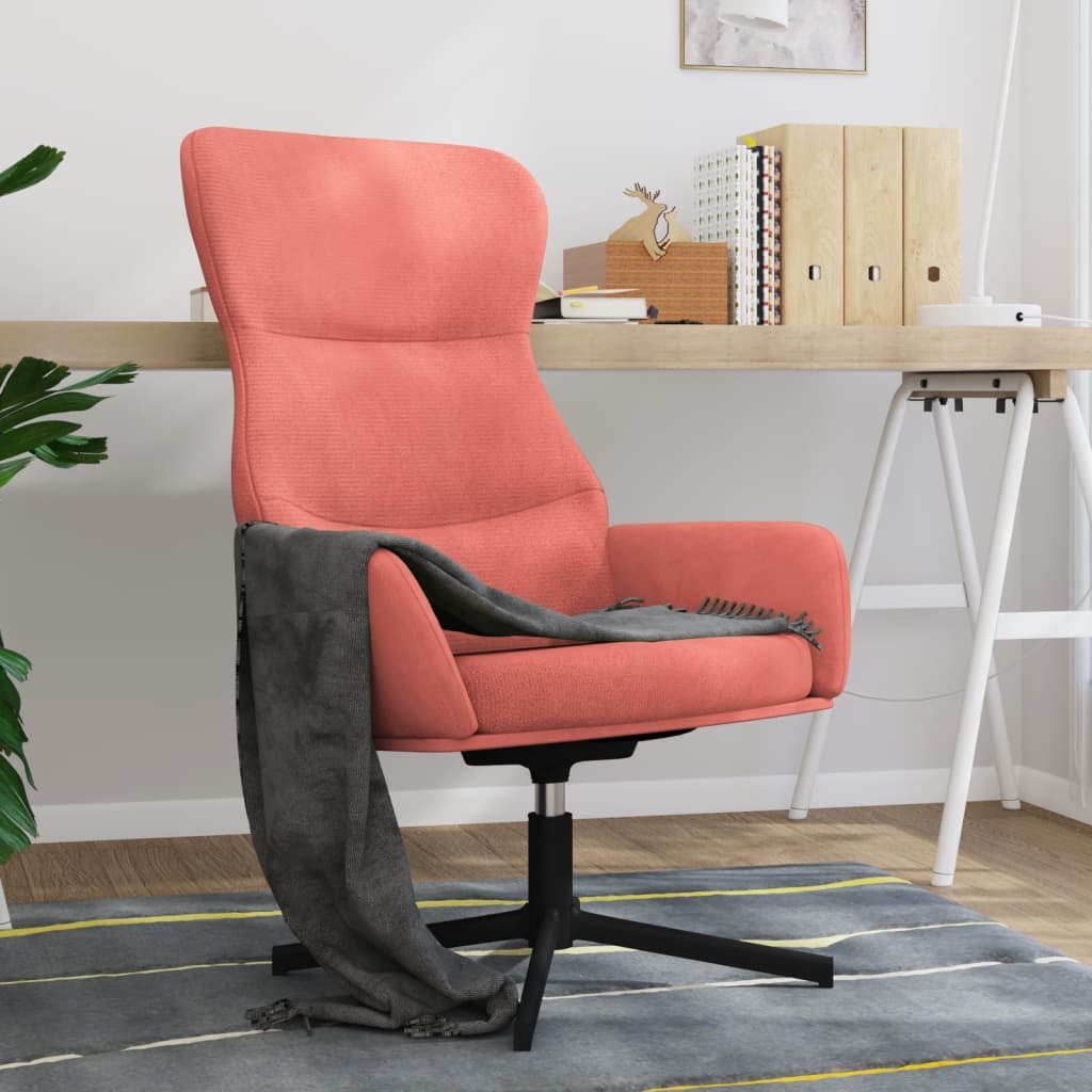 Relaxsessel Rosa Samt