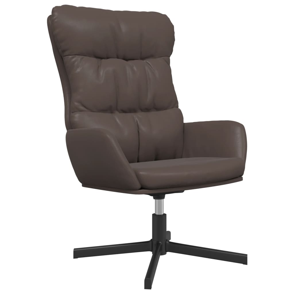 Relaxsessel Braun Kunstleder