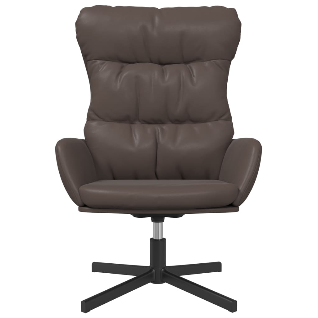 Relaxsessel Braun Kunstleder