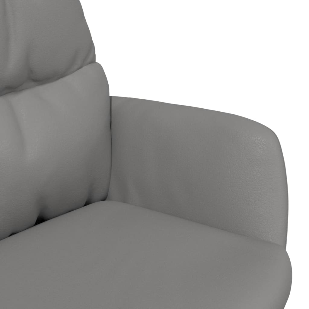 Relaxsessel Anthrazit Kunstleder