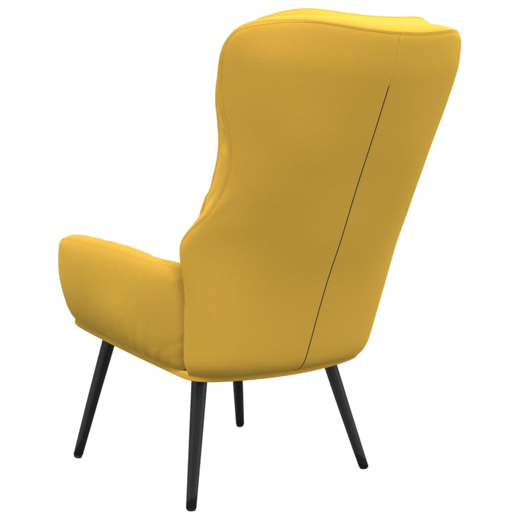 Relaxsessel Senfgelb Samt