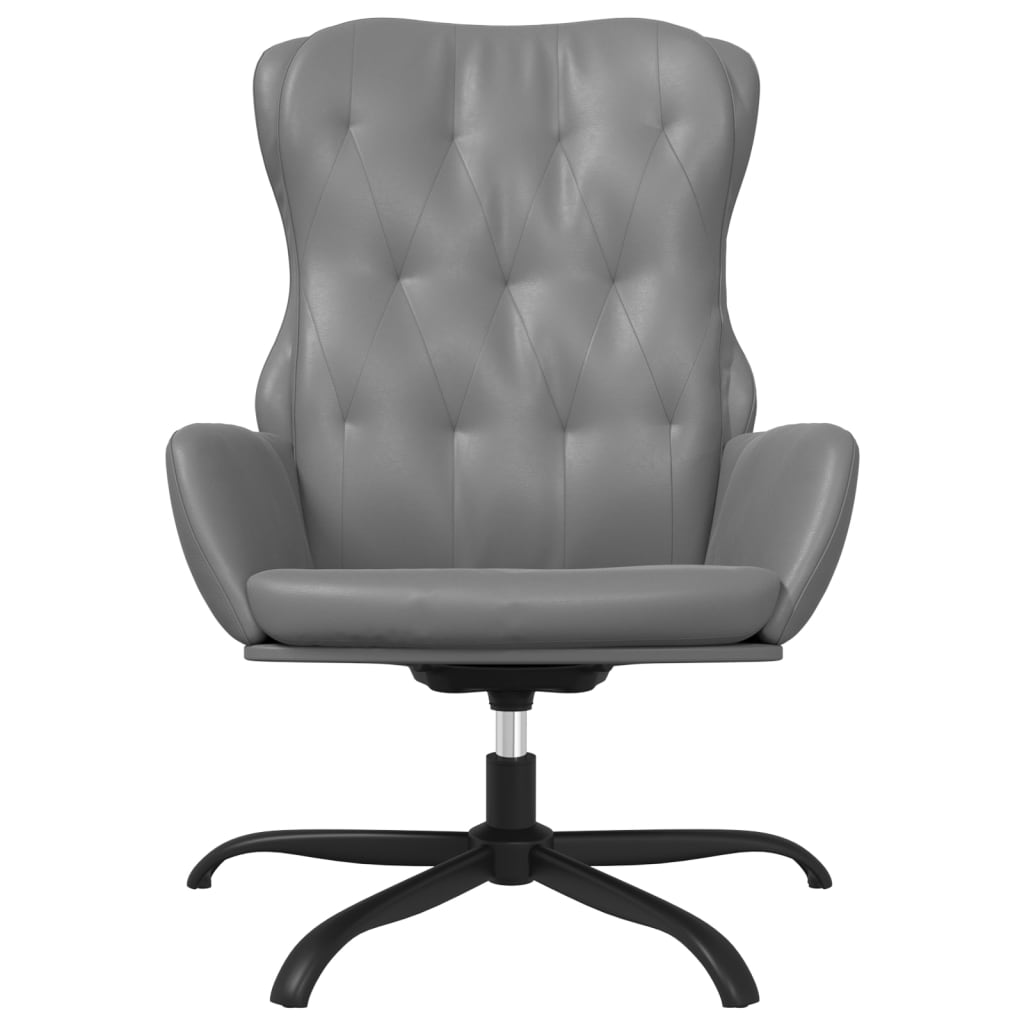 Relaxsessel Anthrazit-Grau Kunstleder