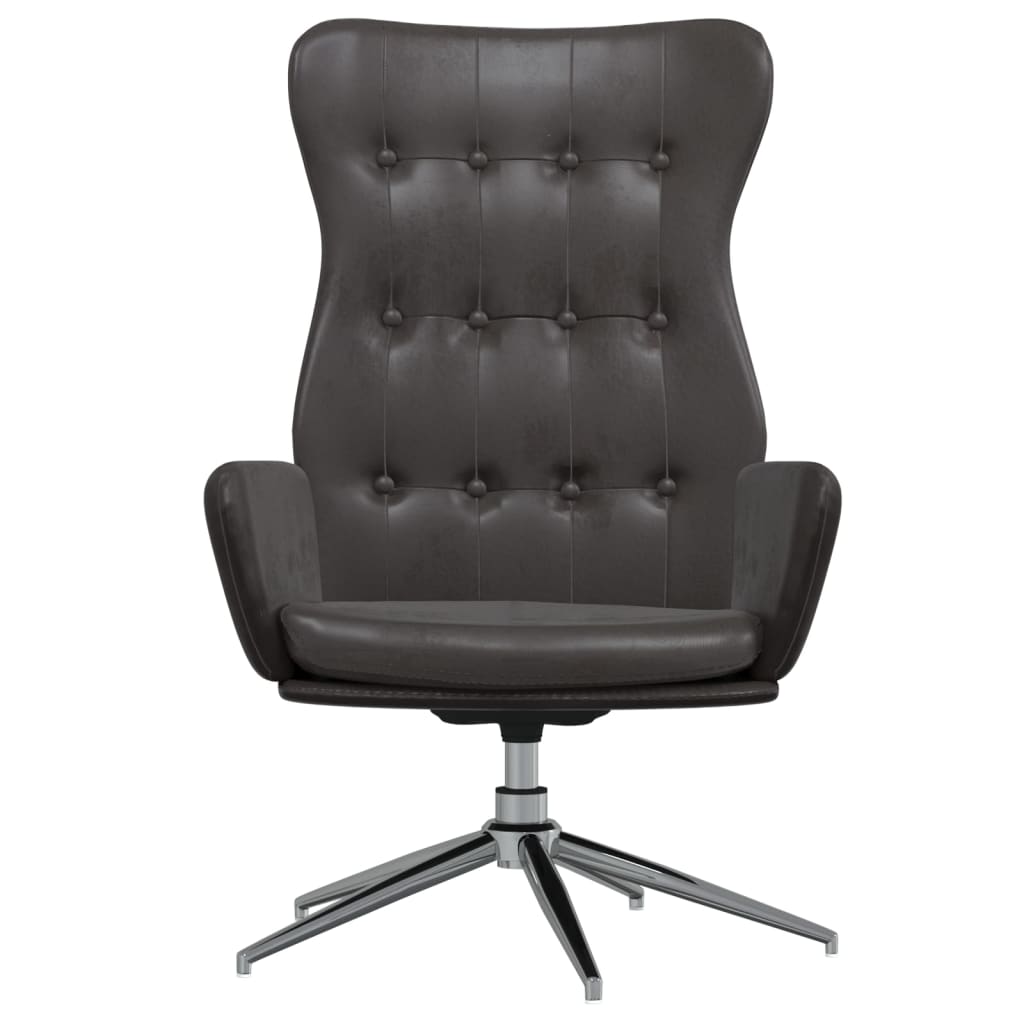 Relaxsessel Glänzend Schwarz Kunstleder