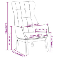 Thumbnail for Relaxsessel Schwarz Stoff