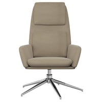 Thumbnail for Relaxsessel Hellgrau Wildleder-Optik