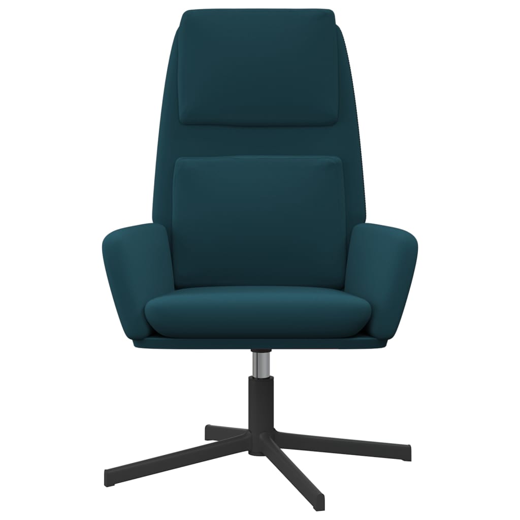 Relaxsessel Blau Samt