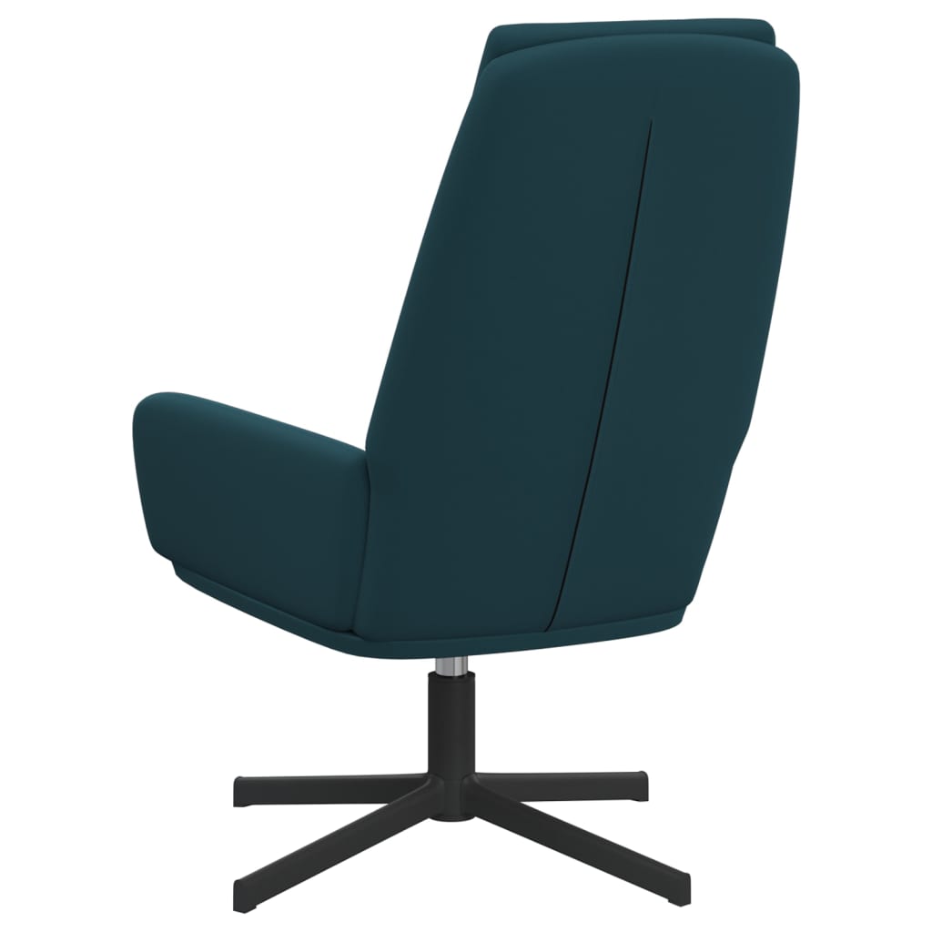 Relaxsessel Blau Samt