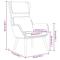 Thumbnail for Relaxsessel Blau Samt