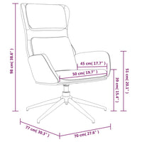 Thumbnail for Relaxsessel Glänzend Braun Kunstleder