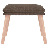 Thumbnail for Fußhocker Taupe 45x29,5x35 cm Stoff