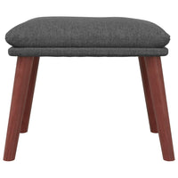 Thumbnail for Fußhocker Dunkelgrau 45x29,5x35 cm Stoff