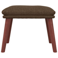 Thumbnail for Fußhocker Braun 45x29,5x35 cm Stoff