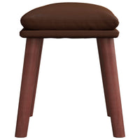 Thumbnail for Fußhocker Braun 45x29,5x35 cm Kunstleder