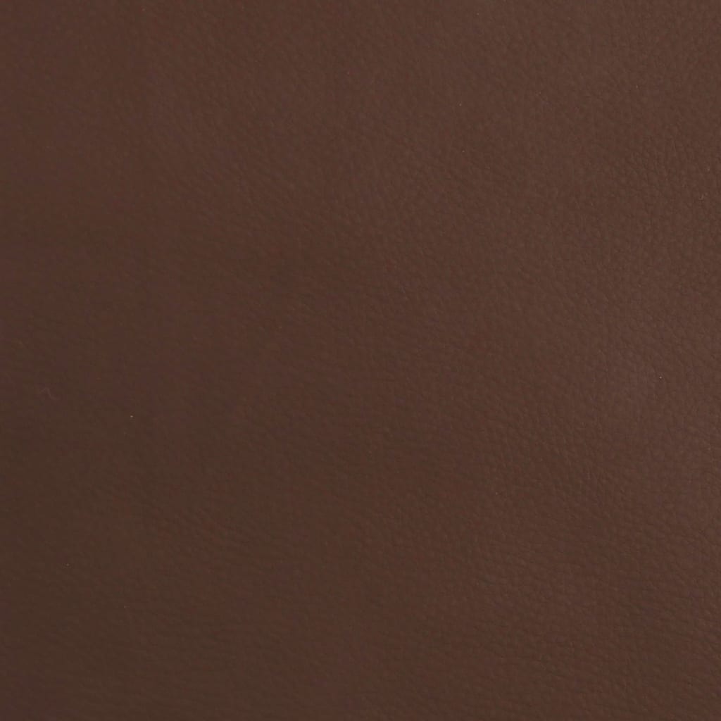 Fußhocker Braun 45x29,5x35 cm Kunstleder