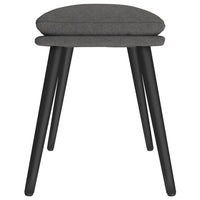 Thumbnail for Fußhocker Dunkelgrau 45x29,5x35 cm Stoff