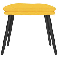 Thumbnail for Fußhocker Senfgelb 45x29,5x35 cm Stoff
