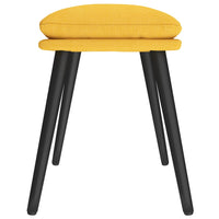 Thumbnail for Fußhocker Senfgelb 45x29,5x35 cm Stoff