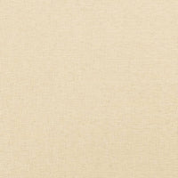 Thumbnail for Fußhocker Creme/Orange 45x29,5x39 cm Stoff und Kunstleder