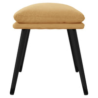 Thumbnail for Fußhocker Creme 45x30x35 cm Mikrofasergewebe