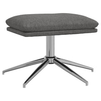 Thumbnail for Fußhocker Hellgrau 60x60x35 cm Stoff