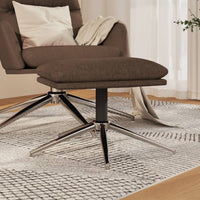 Thumbnail for Fußhocker Braun 60x60x39 cm Stoff