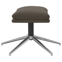 Thumbnail for Fußhocker Dunkelgrau 60x60x39 cm Mikrofasergewebe