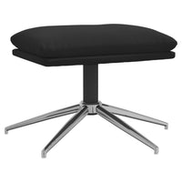 Thumbnail for Fußhocker Schwarz 60x60x39 cm Mikrofasergewebe