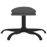 Thumbnail for Fußhocker Dunkelgrau 60x60x39 cm Stoff