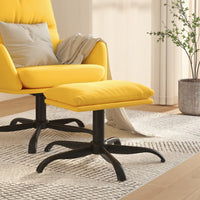 Thumbnail for Fußhocker Senfgelb 60x60x39 cm Stoff