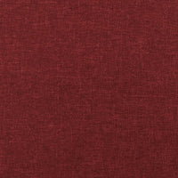 Thumbnail for Fußhocker Weinrot 60x60x39 cm Stoff