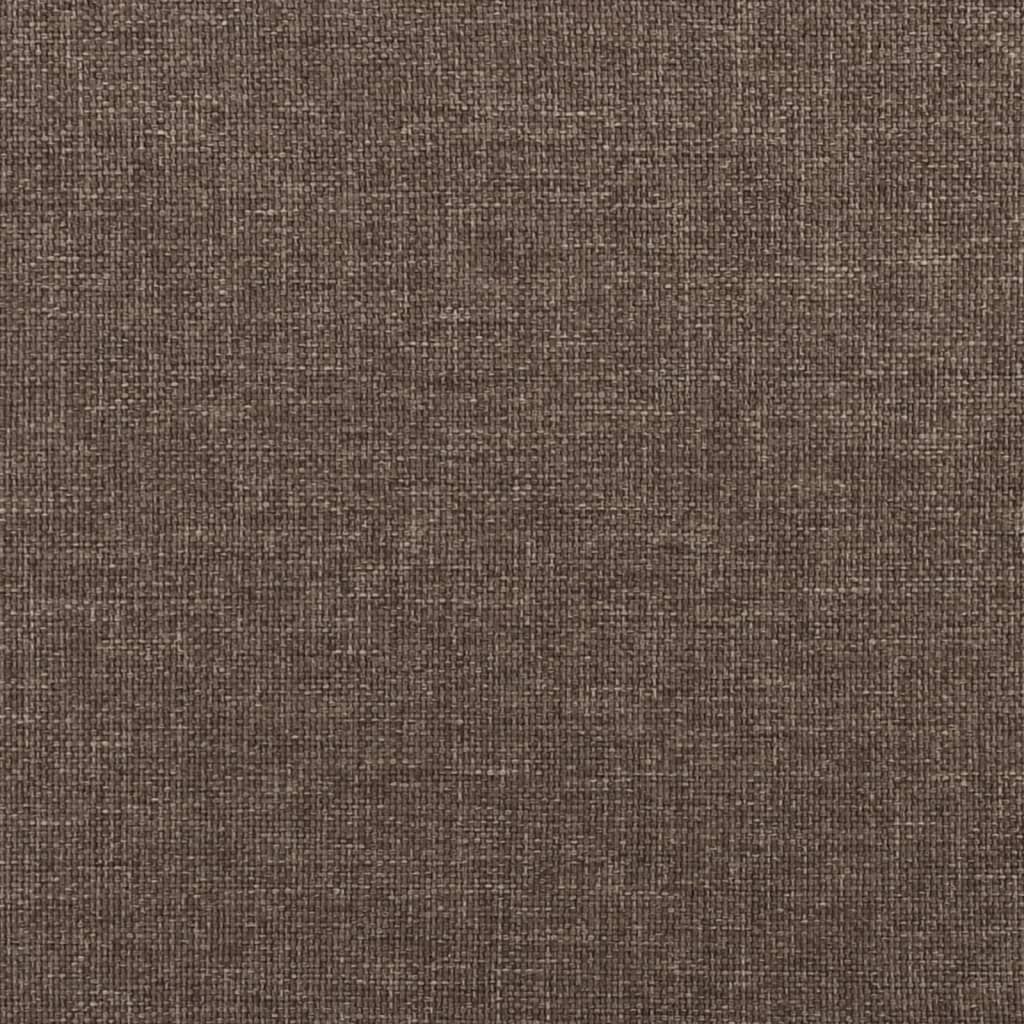 Fußhocker Taupe 60x60x39 cm Stoff