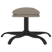 Thumbnail for Fußhocker Hellgrau 60x60x39 cm Samt