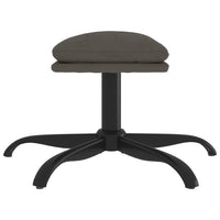 Thumbnail for Fußhocker Dunkelgrau 60x60x39 cm Samt