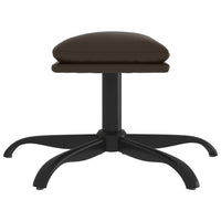 Thumbnail for Fußhocker Braun 60x60x39 cm Kunstleder