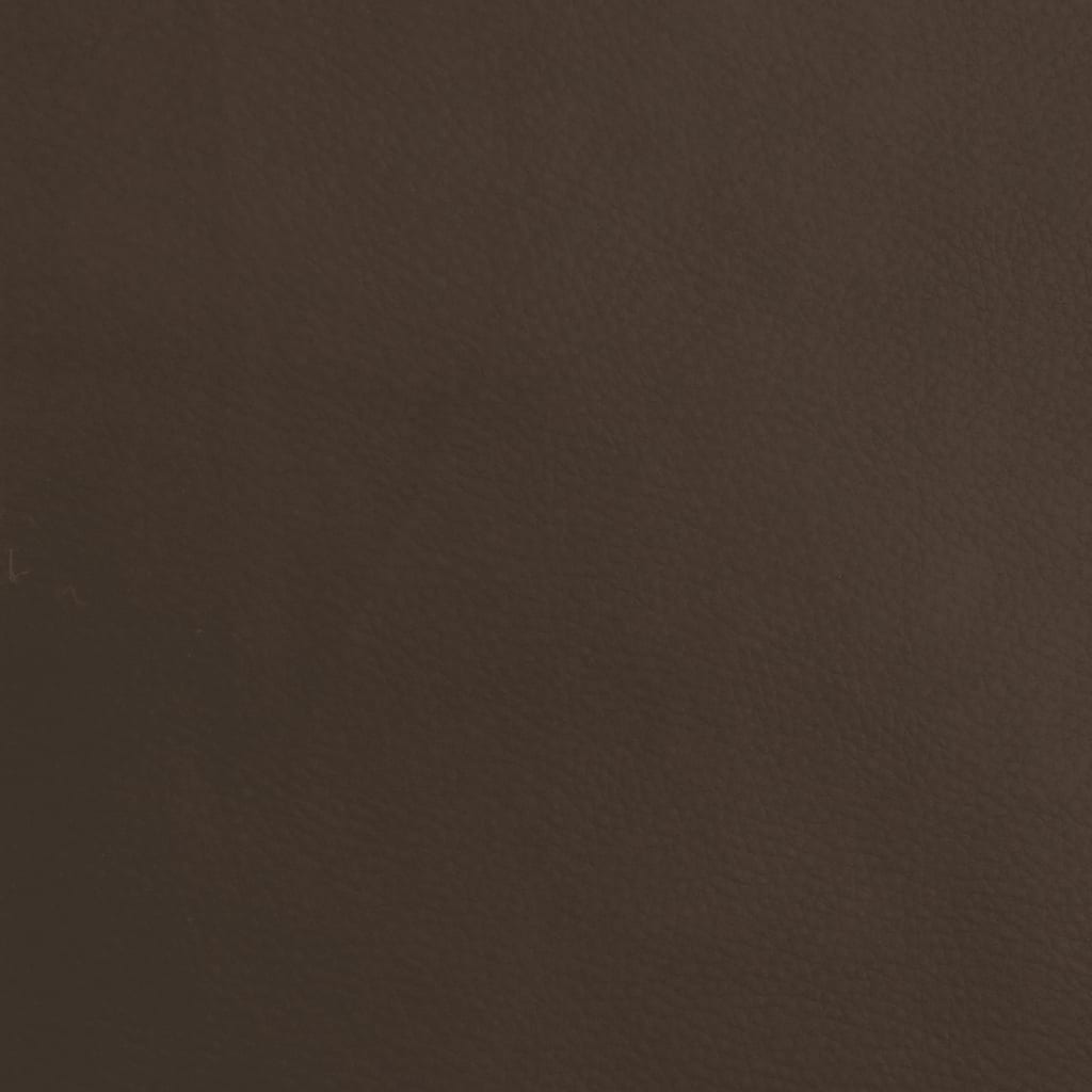 Fußhocker Braun 60x60x39 cm Kunstleder